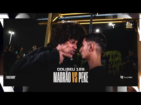 (CLIMA QUENTE 🔥😯) MAGRÃO X PEKE - BATALHA DO COLISEU - EDIÇÃO 188 -  PRIMEIRA FASE