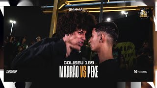 (CLIMA QUENTE 🔥😯) MAGRÃO X PEKE - BATALHA DO COLISEU - EDIÇÃO 188 -  PRIMEIRA FASE