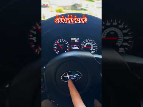 SUBARU HACK! Watch behind you while driving! #subaru #wrx #subienation #hack #crazy #youtubeshorts