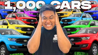 1000 CARS = 1000 BUSINA WORLD RECORD