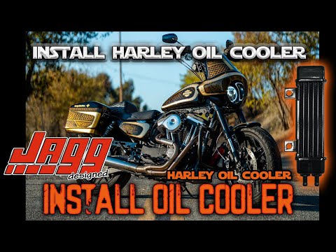 How To Install Harley Davidson Jagg Oil Cooler - Sportster, Dyna, & Touring Twin Cam Models