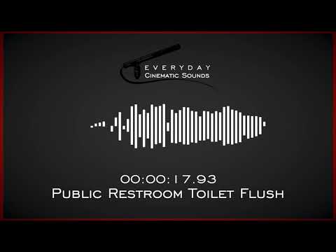 Public Restroom Toilet Flush | HQ Sound Effects