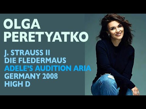 Olga Peretyatko - Strauss II: DIE FLEDERMAUS, Adele's audition aria, Weikersheim 2008, High D