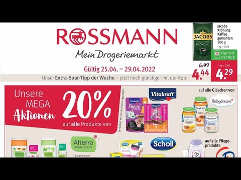 🛒 Rossmann Katalog Prospekt 25. bis 29. April 2022 - Neuigkeiten, Angebote Deutschland 🇩🇪