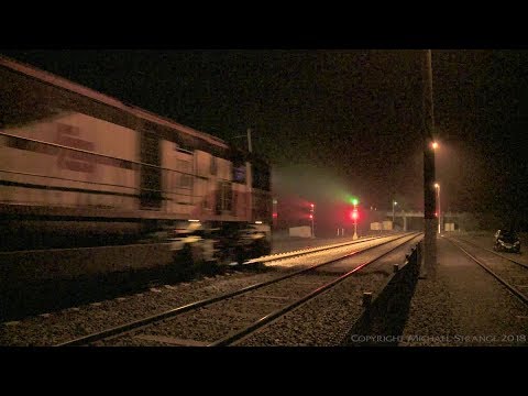 SCT MP9 Freight Train At Night - PoathTV Australian Railways