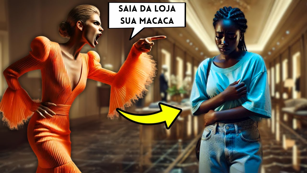 Professora NEGRA é HUMILHADA em LOJA de LUXO! A VINGANÇA dela deixou todos em CHOQUE!