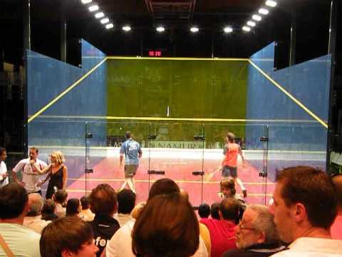 Legends of Squash 2012 (Namur, Belgium) - David Palmer vs. Peter Nicol, Part 1 of 7