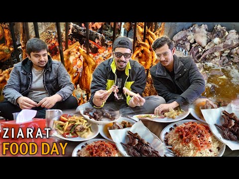 EXTREME LEVEL STREET FOOD TOUR IN BALOCHISTAN - Best Ever Namken Rosh & DumPukht in Ziarat, Pakistan