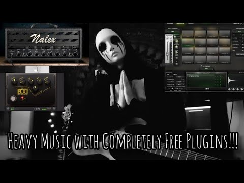 Heavy Music with Completely Free Plugins!!! #djent #thall #guitar #ambient #free #vst