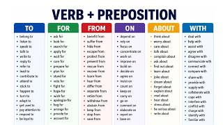 MASTER ENGLISH PREPOSITIONS WITH VERBS | COMPLETE TO, FOR, FROM, ON, ABOUT, WITH .