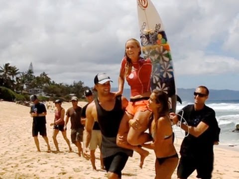 Surfer Bethany Hamilton wins first championship since shark attack