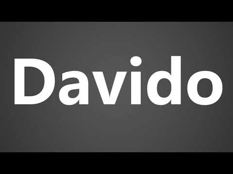 How to Pronounce Davido