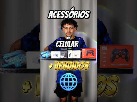 Comprei os acessórios de celular mais vendidos… vale a pena?#celular #controle #camera #powerbank