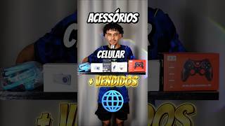 Comprei os acessórios de celular mais vendidos… vale a pena?#celular #controle #camera #powerbank