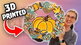 I 3D Printed a GIANT Wreath - Turning SVGs into 3D Prints