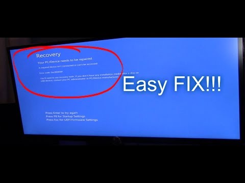 3 EASY WAYS TO FIX BOOT UP ERROR WINDOWS 7 8 10 BLUE SCREEN OF DEATH (BSoD) Video