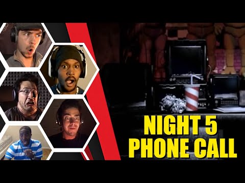 Lets Player's Reaction To The Night 5 Phone Call - Five Nights At Freddy's