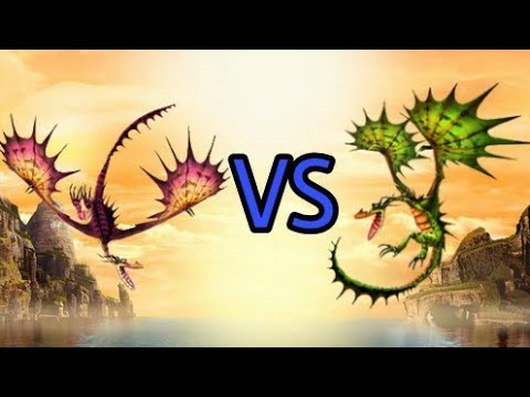 FIRESCRAPES VS CAGECRUNCHER - Which is the best Monstrous Nightmare? - Dragons:Rise of Berk