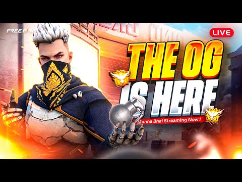 Grandmaster Lobby Live Rank Push Free Fire Telugu  - Munna Bhai is Live  - Telugu Gaming Live #MBG