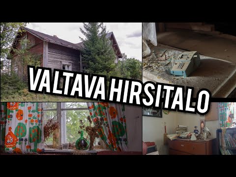 Komea suuri autiotalo paljon nähtävää