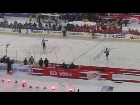 FULL Leafs / Wings shootout during 2014 Winter Classic (HD) LIVE