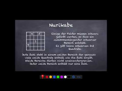 Lös mal Logisch - Nurikabe Tutorial
