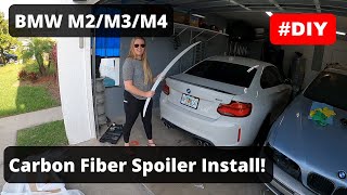 How To: Install a Carbon Fiber Spoiler (+Remove OEM)