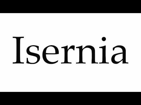 How to Pronounce Isernia