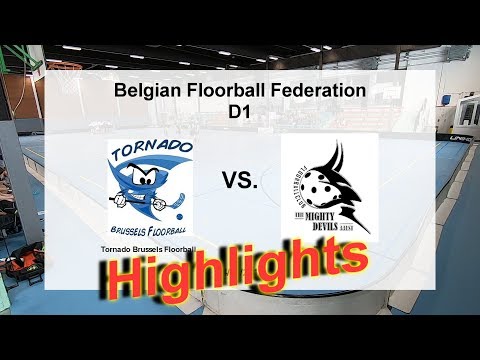 Highlights: Tornado Floorball Brussels vs. TMD Aalst D1 24.03.2019