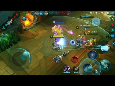 Mobile Legend :bang bang gameplay, Layla in brawl mode monster kill + build