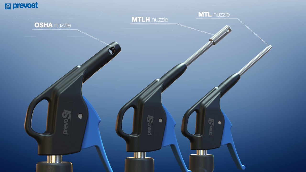 PREVOST - prevoS1 blow guns - ISO 6150B - EN