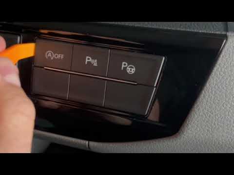 Ausbau der Tasteneinheit für die Start-Stop-Automatik im VW  T6.1 Multivan oder California