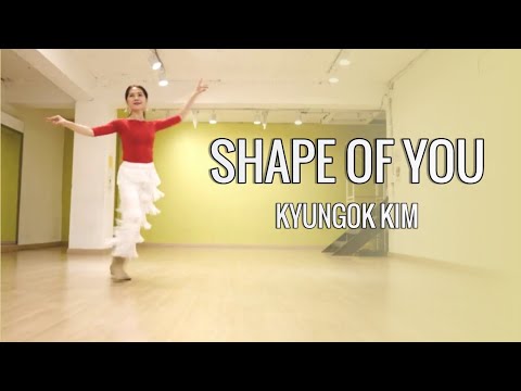 SHAPE OF YOU | BEGINNER | LINE DANCE | CHO: KYUNGOK KIM | 쉐잎어브유 | 삼바초급라인댄스 |  DEMO- APPLE LINE DANCE