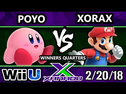 S@X 242 Smash 4 - Poyo (Kirby) Vs. Xorax (Mario, Cloud) - SSB4 Winners Quarters - Smash Wii U