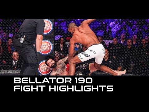 Bellator 190 Fight Highlights: Rafael Carvalho Takes Out Alessio Sakara to Tie Title Defense Record