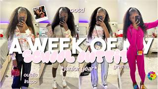 WEEK OF MY OUTFITS ♡︎ first week of school *realistic* , outfit inspo , grwms , ootd !