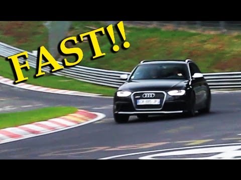 2013 Audi RS4 Avant B8 FAST driving on the Nürburgring! Slide and sound! - 1080p HD