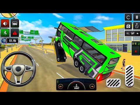 🚍 Crazy Bus Stunts in City Roads! Ultimate Coach Bus Driving Simulator | Realistic Traffic Gameplay