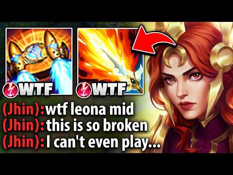 I made this poor Jhin have a mental breakdown with my AP Leona mid (HE GOT EMBARRASSED)