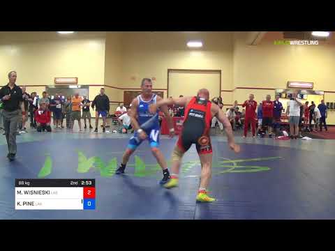 2018 Marine Corps US Open/Masters C Greco Roman 88 Finals - MARIUSZ WISNIESKI (Las ) Vs. KEVIN PIN