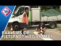 Fietsersbond hekelt paaltjes in wegdek - OMROEP WEST