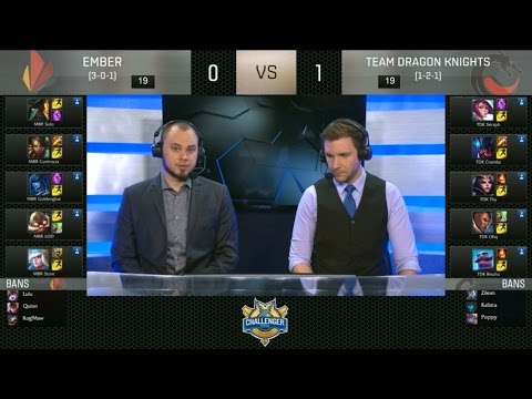 TDK vs MBR Highlights Game 2 - Team Dragon Knights vs Ember - 2016 NA Challenger Spring