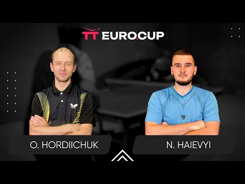 16:45 Oleksandr Hordiichuk - Nazarii Haievyi 08.07.2025 TT Euro.Cup Ukraine Master. TABLE 4