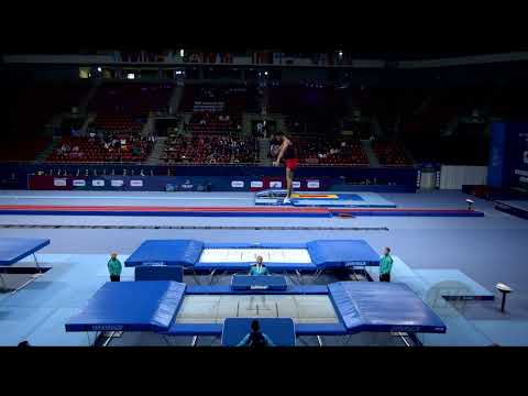 BARKOV Roman (KAZ) M - 2022 Trampoline Worlds, Sofia (BUL) - Q Trampoline Exercise 2