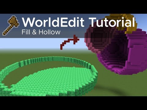 WorldEdit Guide #7 - Fill and Hollow