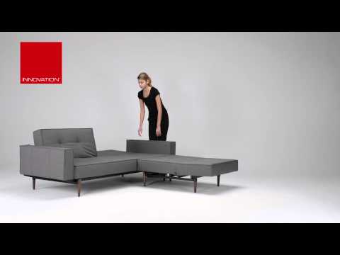 Innovation - Splitback Sofa mit Armlehne