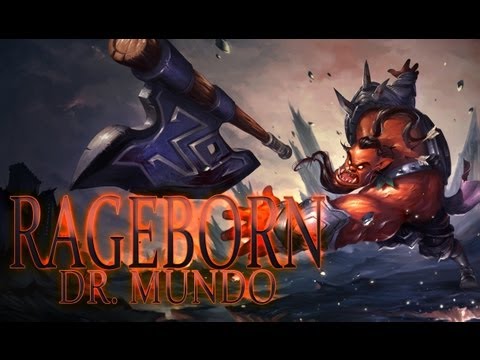League Skins - Rageborn Dr. Mundo (Ability Effects, Animations & Emotes)