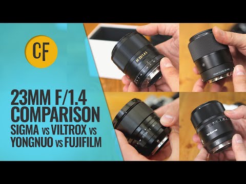 23mm f/1.4 lens comparison: Sigma, Viltrox, Yongnuo, & Fujifilm