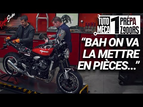 Prépa Z900RS : Démontage (Étape 1) - Tuto Méca