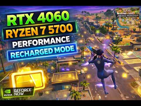 FORTNITE RECHARGED MODE | RTX 4060 + RYZEN 7 5700 | PERFORMANCE TEST (FPS)